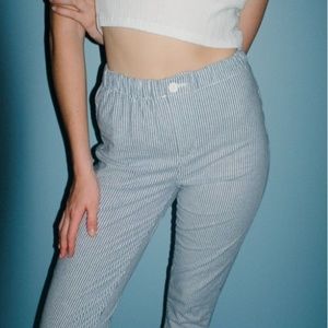 Brandy Melville Tilden pants w/ white/grey stripes
